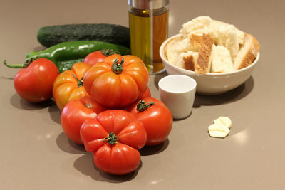 Gazpacho ingredientes