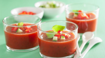 Gazpacho para mejorar el funcionamiento digestivo