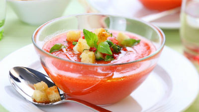 Gazpacho para prevenir arrugas