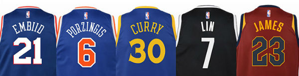 Camisetas NBA