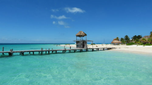 Playa Norte en Isla Mujeres Mexico