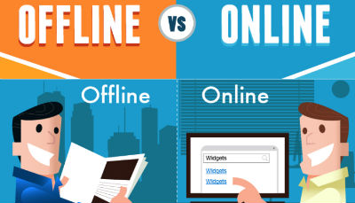 marketing offline vs online