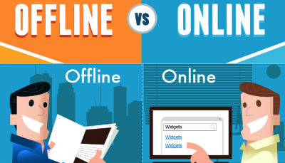 marketing offline vs online