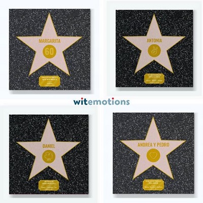 Estrella Hollywood Personalizada