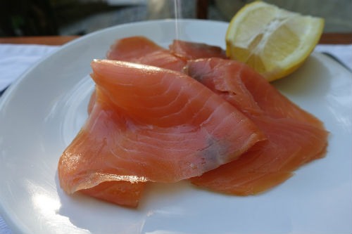 proteinas del salmon ahumado