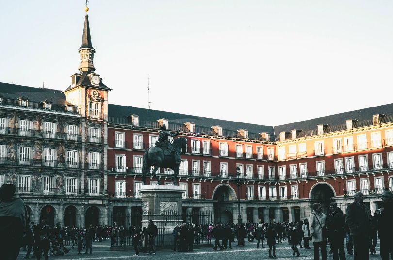 Madrid vista por personas con problemas de vision