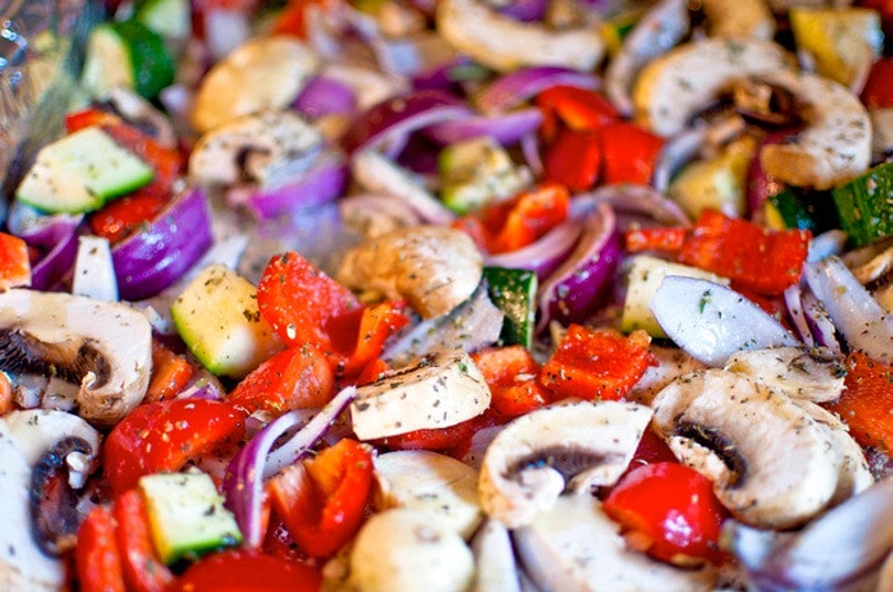 Verduras al horno