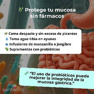 Proteger la mucosa gástrica